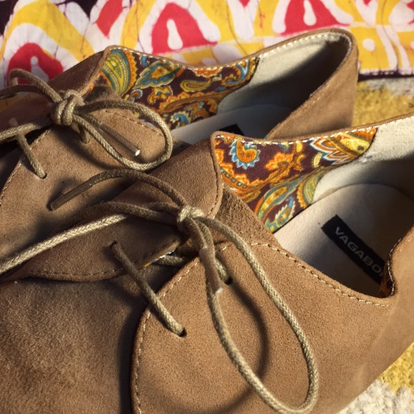 Vagabond Women’s Suede Lace Oxford Pointed Toe 39 - Picture 2 of 8